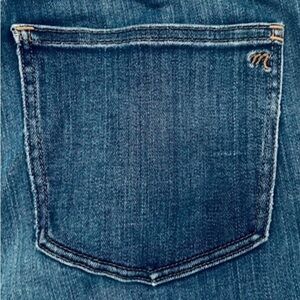 Madewell Jeans Womens 26 Blue 10" High Rise Skinny Dark Wash Denim *read*
